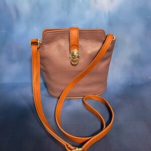 Valentina Vachetta Bucket Crossbody